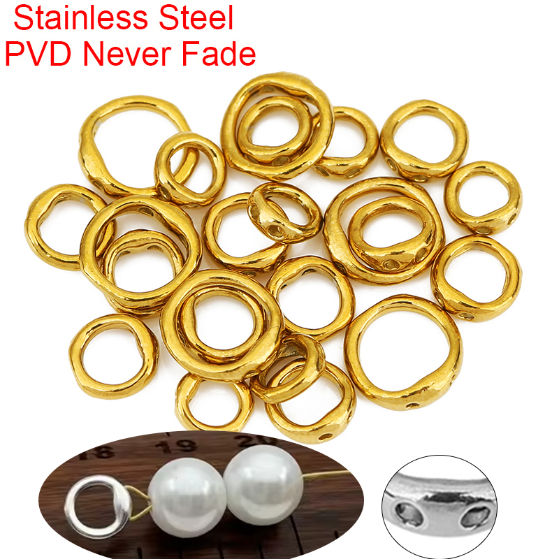 Jewelry Making Designs - ตะขอเกี่ยวสร้อยคอสแตนเลส 20 ชิ้น อุปกรณ์ร้อยลูกปัด ไม่ซีดจาง ตัวเชื่อมปลายสำหรับทำสร้อยคอ