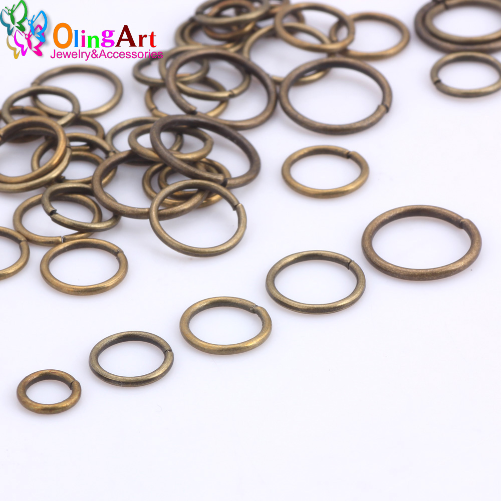 Jump Ring Assorted - วงแหวนทองเหลืองชุบ OlingArt ขนาด 6 มม./8 มม./9