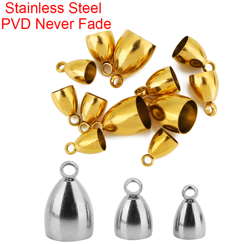 Jewelry Making Pins - ตะขอเกี่ยวสายหนังสแตนเลสเคลือบ PVD ไม่ซีดจาง 10 ชิ้น ขนาด