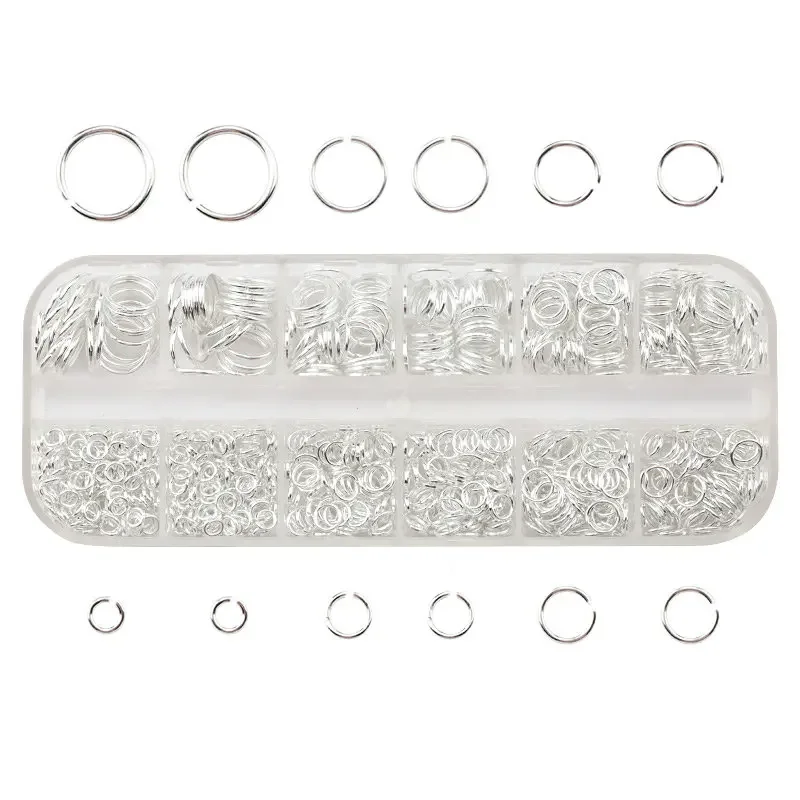 Jump Ring Assorted - แหวนวงเปิดเคลือบสีขนาด 0.7 มม. จำนวน 1050 ชิ้น