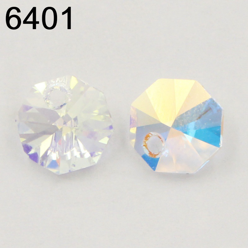 Jewelry Making At Home - 6401 แปดเหลี่ยมจี้คริสตัลจากออสเตรียสําหรับสร้อยคอต่างหูเครื่องประดับพรีเมี่ยม Rhinestone ลูกปัดสําหรับตกแต่งบ้าน