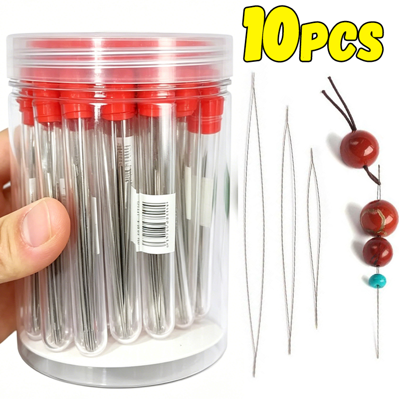 Jewelry Making Rivets - เข็มร้อยลูกปัด 1-10 ชิ้น เข็มร้อยเม็ดลูกปัด หัวใหญ่ DIY