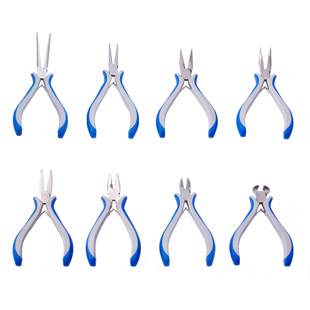 Jewelry Making Pliers - คีมตัดเครื่องประดับเหล็กกล้าคาร์บอน 1 ชิ้น คีมปากแบน คีมปากกลม คีมตัดลวด