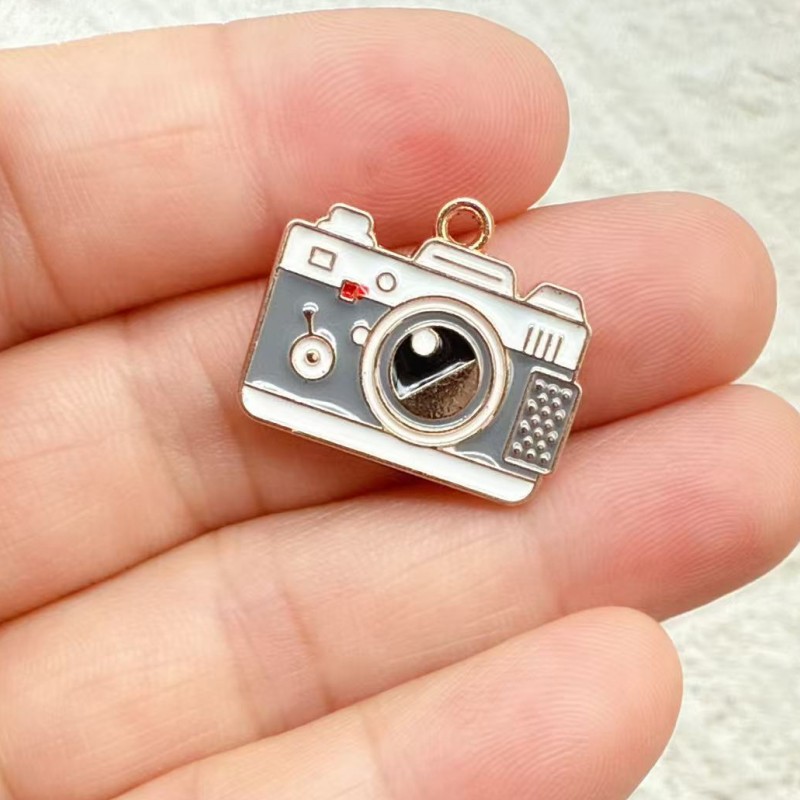 จี้กล้องเคลือบขนาด 17x20 มม. 1 - Jewelry Making Videos บทวิจารณ์และราคา