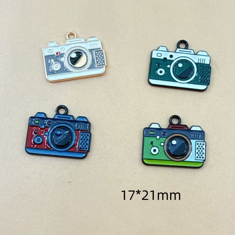 จี้กล้องเคลือบขนาด 17x20 มม. 1 - Jewelry Making Videos บทวิจารณ์และราคา