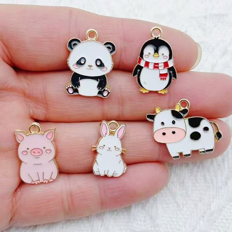 10 ชิ้น จี้พวงกุญแจการ์ตูนเพนก - Jewelry Making Party บทวิจารณ์และราคา