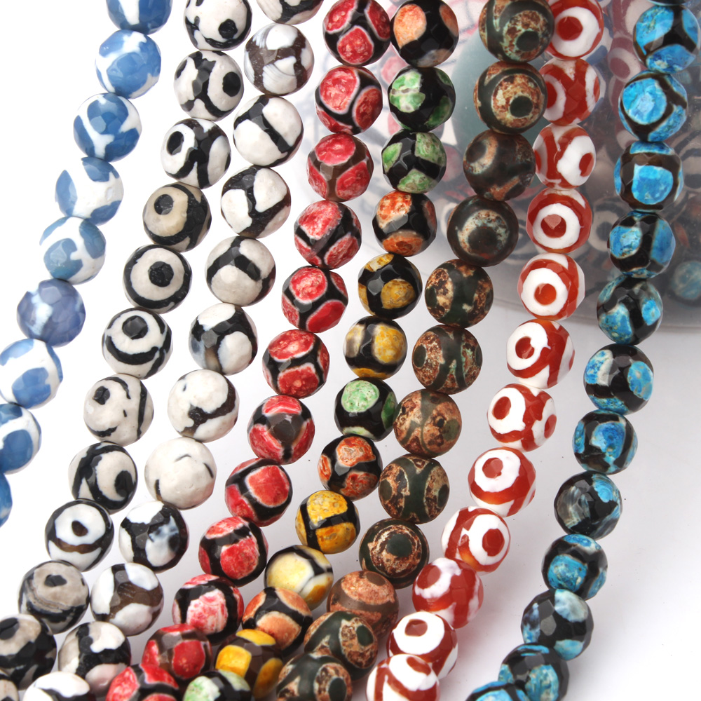 ลูกปัดหินธรรมชาติทรงกลมเจียระไ - Jewelry Making Stones บทวิจารณ์และราคา
