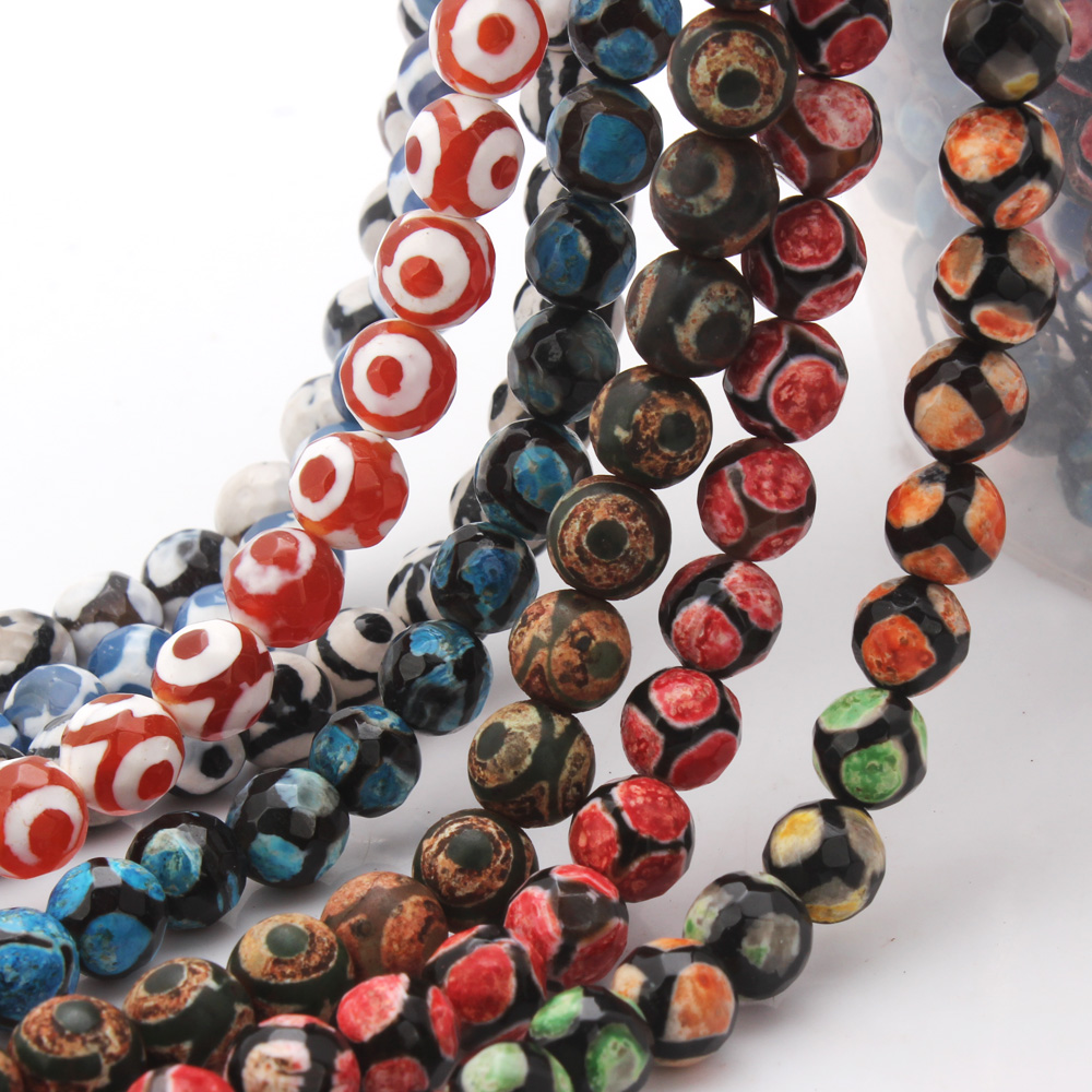 ลูกปัดหินธรรมชาติทรงกลมเจียระไ - Jewelry Making Stones บทวิจารณ์และราคา