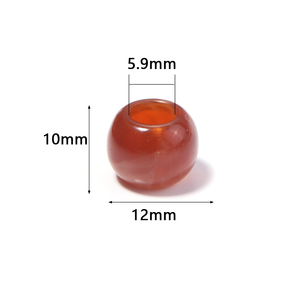ลูกปัดอะคริลิคทรงกลมลายหินเทีย - Jewelry Making Stones บทวิจารณ์และราคา