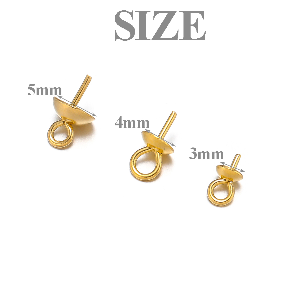 50-100pcs GOLD สีสแตนเลสสตีล E - Jewelry Making Rivets บทวิจารณ์และราคา