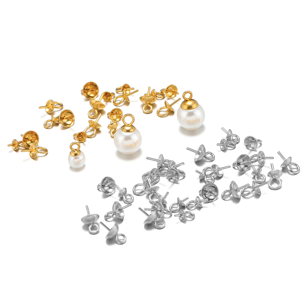 50-100pcs GOLD สีสแตนเลสสตีล E - Jewelry Making Rivets บทวิจารณ์และราคา