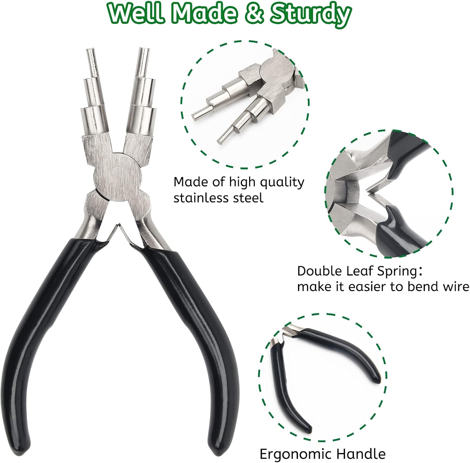 คีมทำห่วงลวด 6 ขั้นตอน ด้ามจับ - Jewelry Making Pliers บทวิจารณ์และราคา