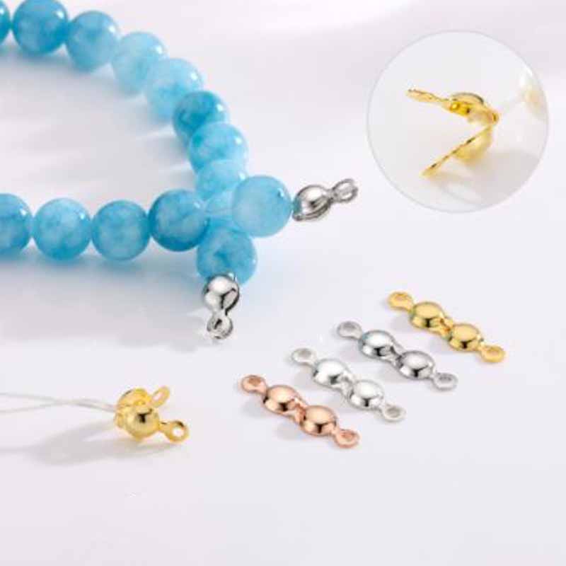 ตัวล็อคปลายลูกปัดเงินแท้ 925 จ - Jewelry Making Pins บทวิจารณ์และราคา