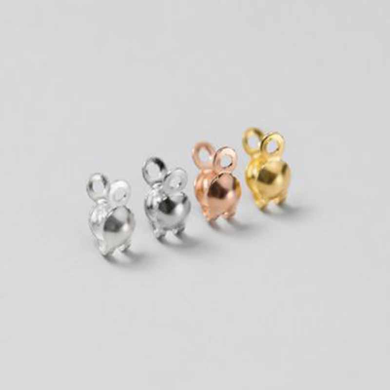 ตัวล็อคปลายลูกปัดเงินแท้ 925 จ - Jewelry Making Pins บทวิจารณ์และราคา