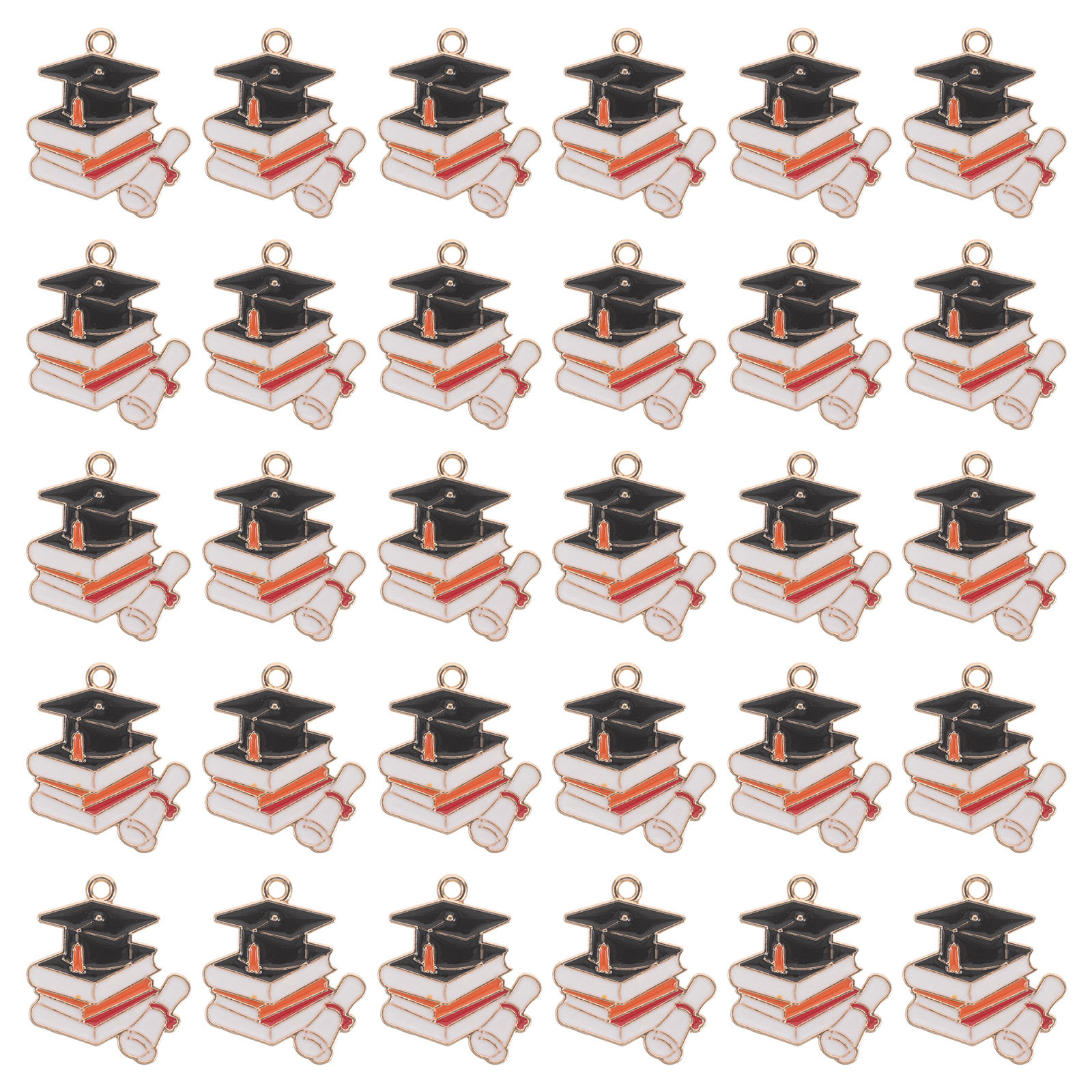 จี้รูปหมวกบัณฑิต 50 ชิ้น ทำจาก - Jewelry Making Diploma บทวิจารณ์และราคา