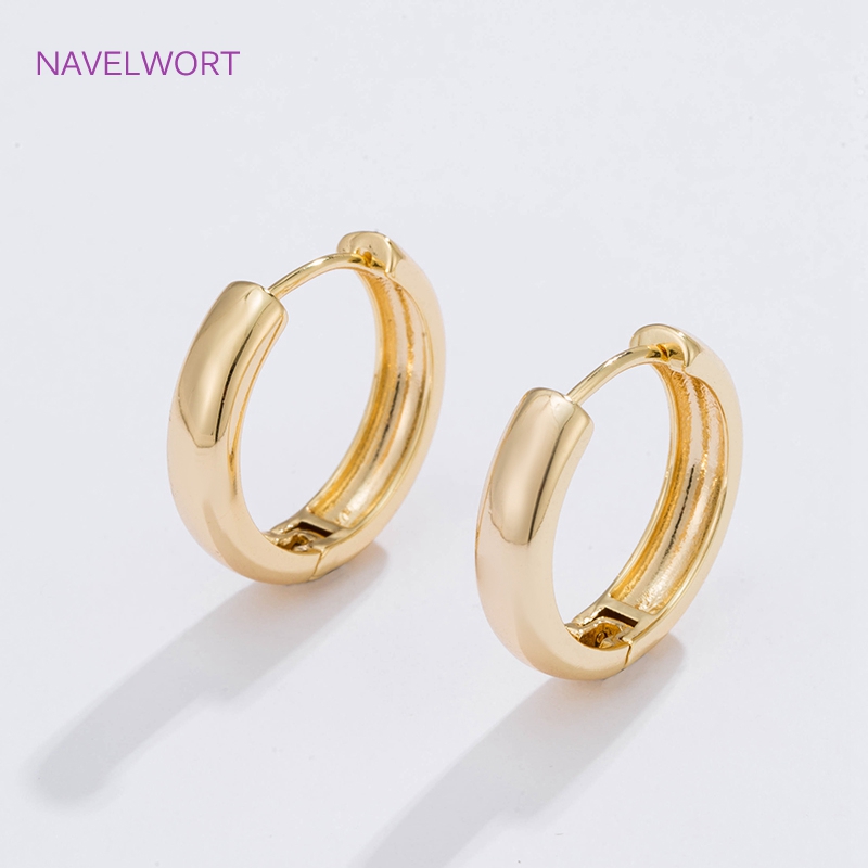 6 ขนาดต่างหูห่วงวงกลมชุบทองของ - Jewelry Making Designs บทวิจารณ์และราคา