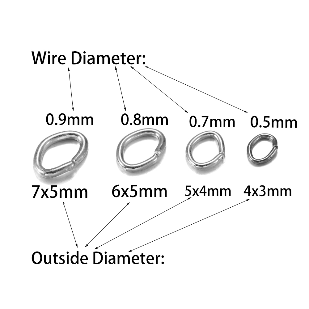 100/300ชิ้น/ล็อต4-8มม.โลหะ Mix - Jump Ring Assorted บทวิจารณ์และราคา