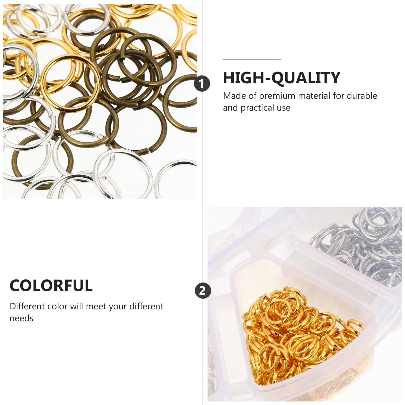 ชุดแหวนเครื่องประดับ 1 กล่อง พ - Jump Ring Assorted บทวิจารณ์และราคา