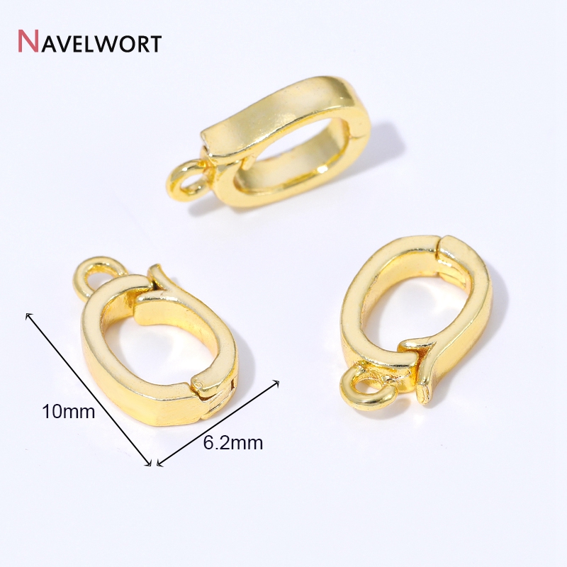 ตัวล็อกจี้แบบมีบานพับ ทำจากทอง - Jewelry Making Pins บทวิจารณ์และราคา