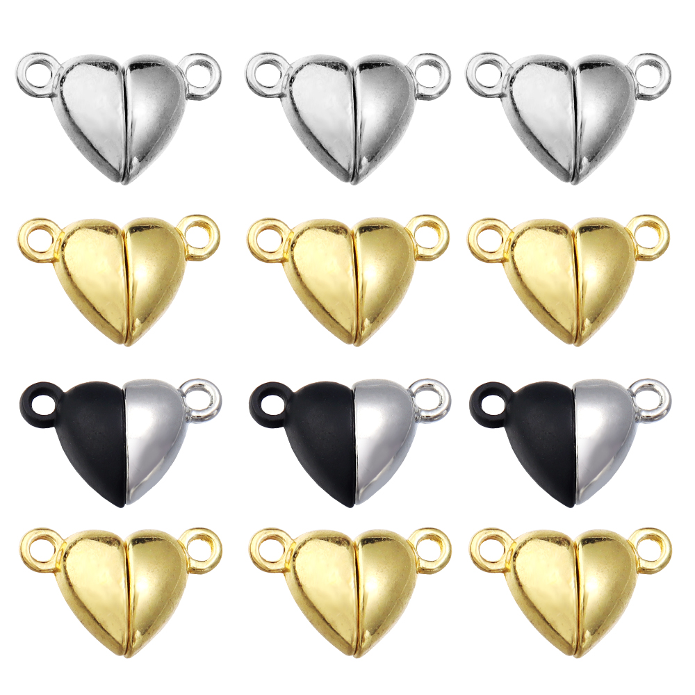 ตัวล็อคแม่เหล็กรูปหัวใจโลหะผสม - Jewelry Making Designs บทวิจารณ์และราคา
