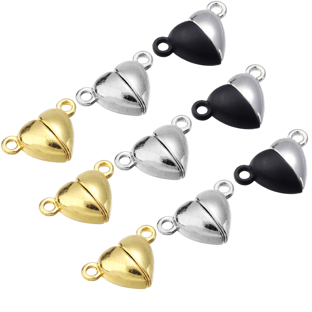 ตัวล็อคแม่เหล็กรูปหัวใจโลหะผสม - Jewelry Making Designs บทวิจารณ์และราคา