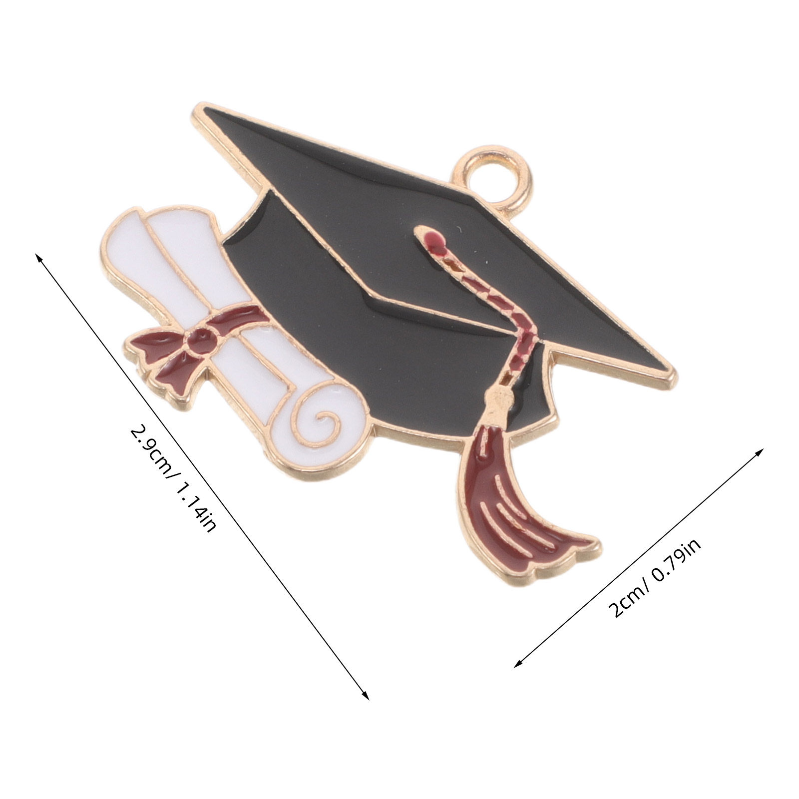 จี้รูปหมวกบัณฑิตและประกาศนียบั - Jewelry Making Diploma บทวิจารณ์และราคา