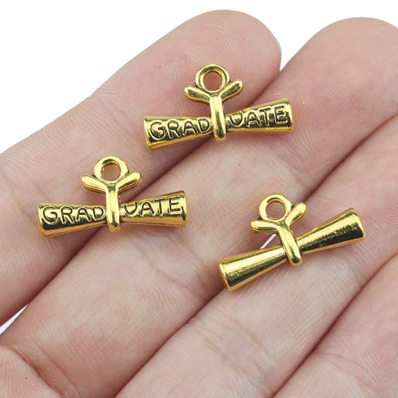10ชิ้น/ล็อต11*21มมบัณฑิตประกาศ - Jewelry Making Diploma บทวิจารณ์และราคา