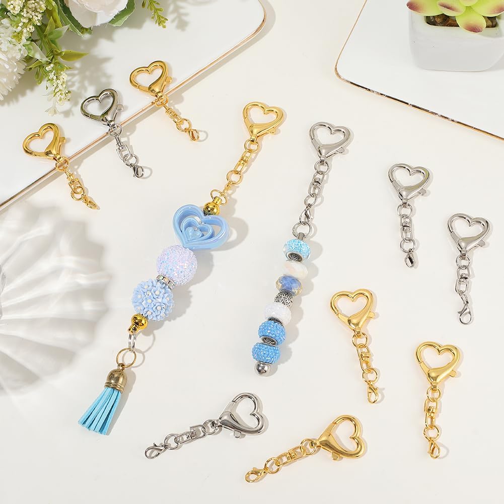 ตะขอเกี่ยวรูปหัวใจแบบหมุนได้ 5 - Jewelry Making Designs บทวิจารณ์และราคา