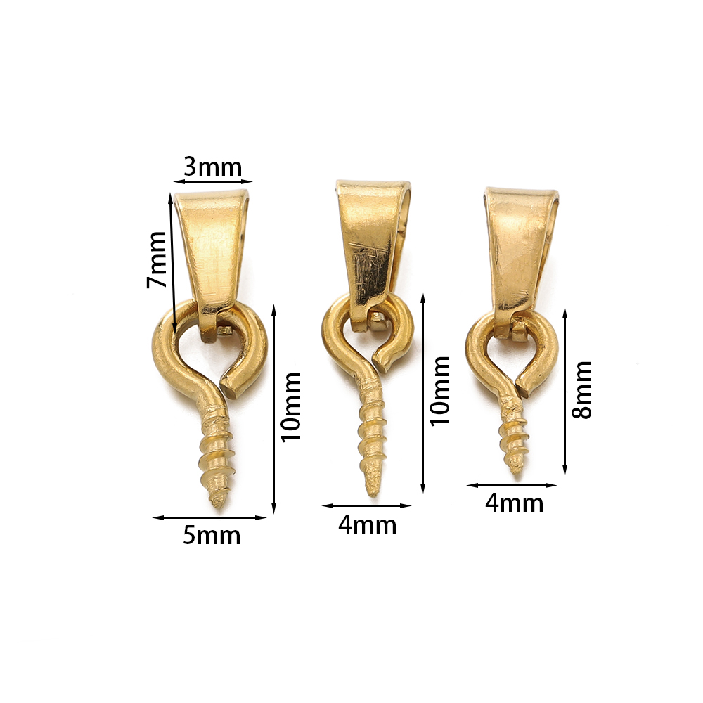 20pcs สแตนเลสสตีลสกรู Eye Pins - Jewelry Making Rivets บทวิจารณ์และราคา