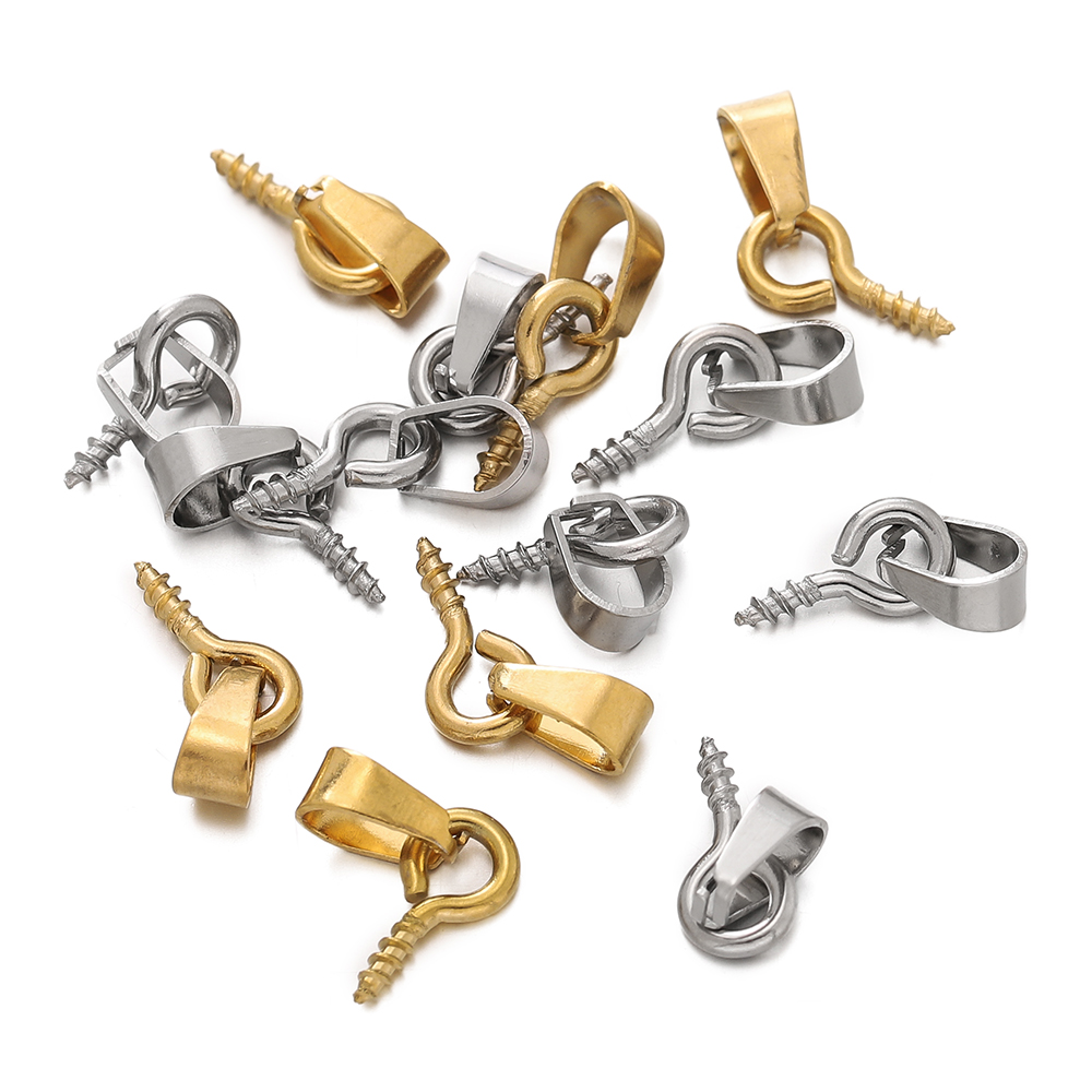 20pcs สแตนเลสสตีลสกรู Eye Pins - Jewelry Making Rivets บทวิจารณ์และราคา