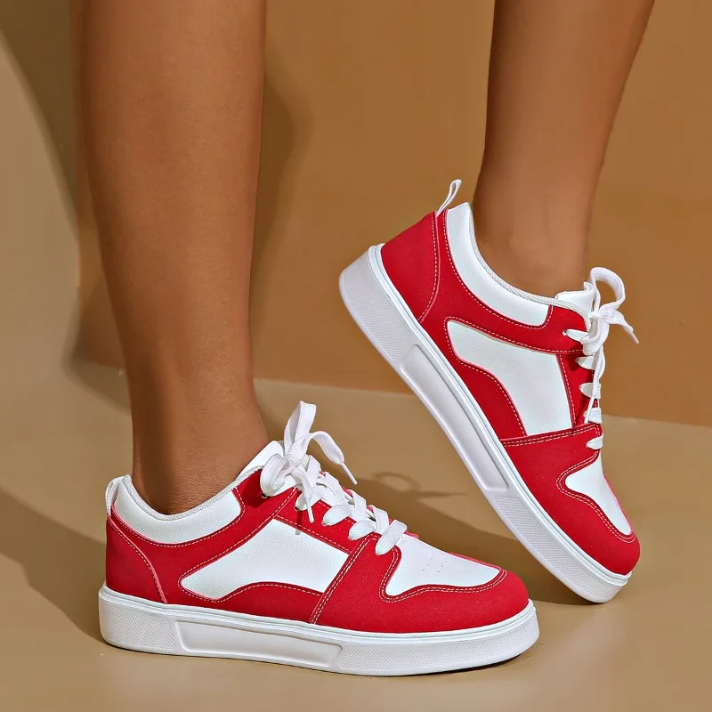 2024รองเท้าสเก็ตกีฬาสีขาวสีแดง - Vans Shoes Old Skool บทวิจารณ์และราคา