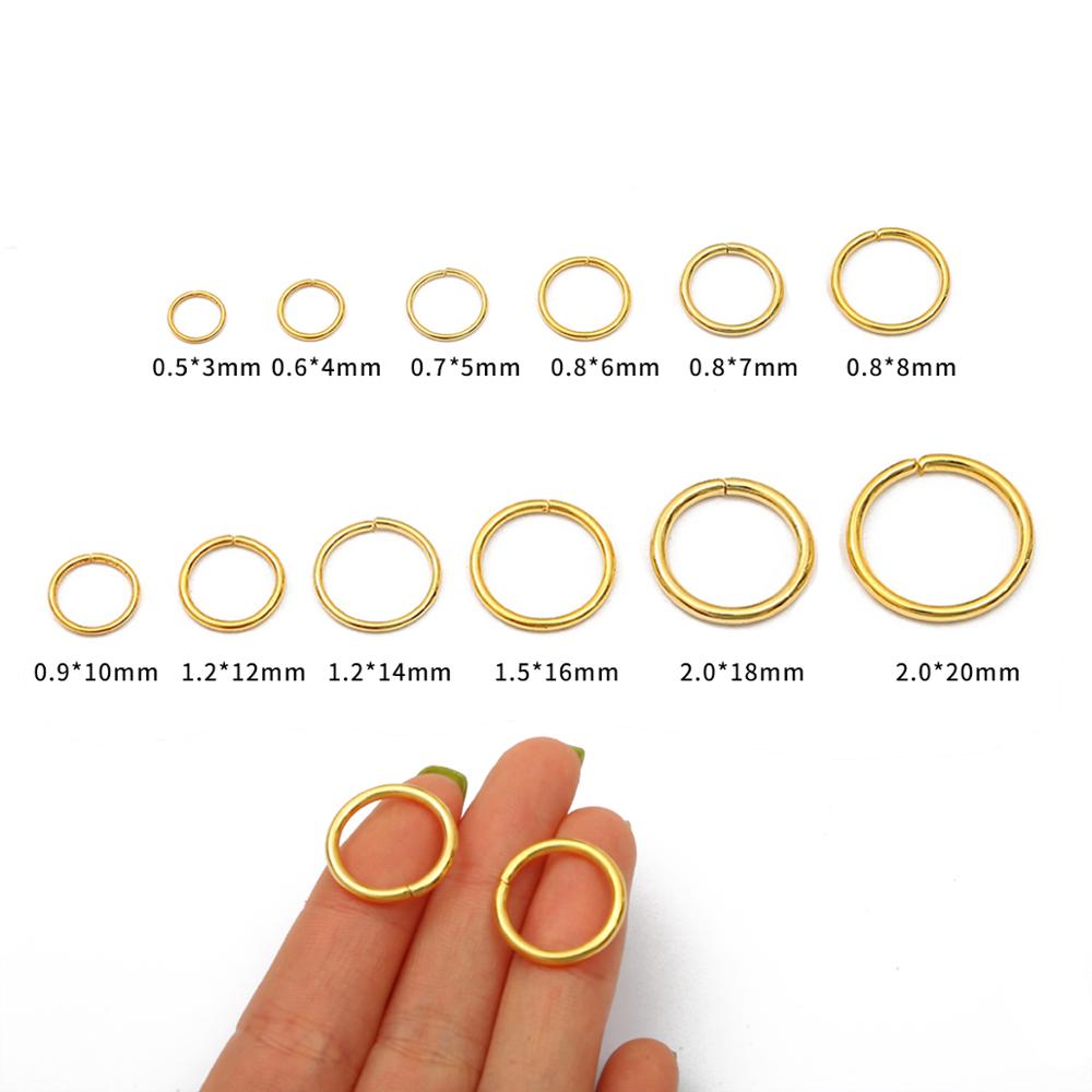 50-500ชิ้นห่วง3-18มม. ห่วงกุญแ - Jump Ring Assorted บทวิจารณ์และราคา