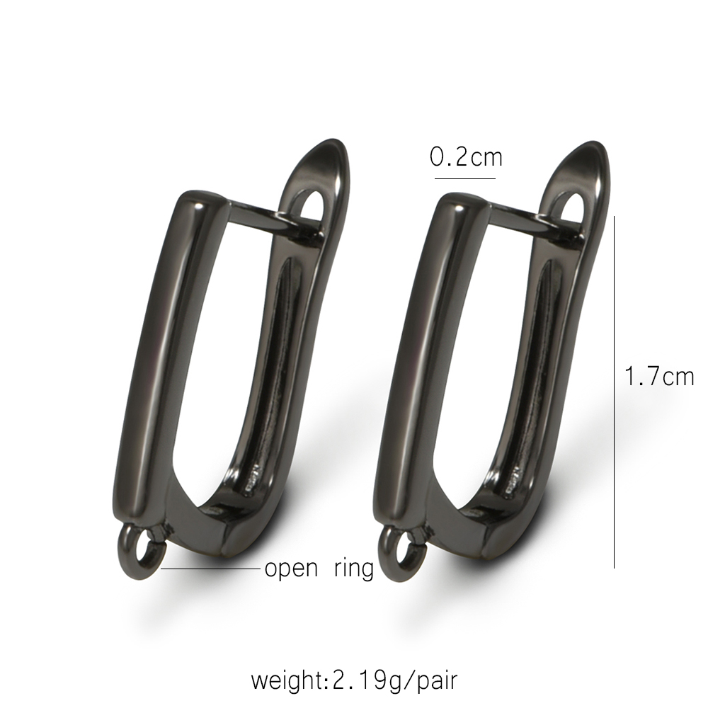 YANASI ต่างหูทองเหลืองสีดำ 1 ค - Jewelry Making Pins บทวิจารณ์และราคา