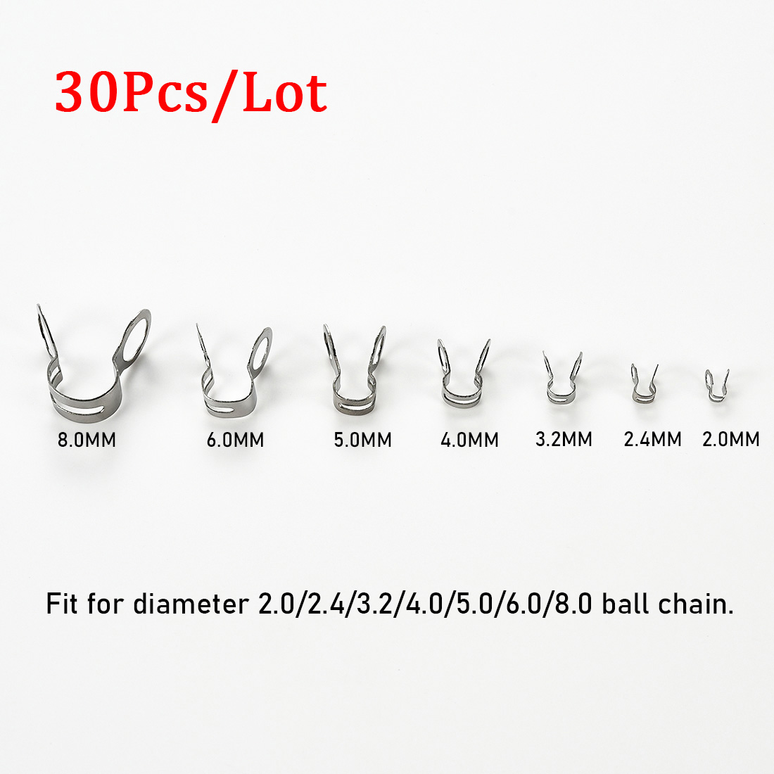 30 ชิ้นสแตนเลสสตีล Ball Chain  - Jewelry Making Designs บทวิจารณ์และราคา