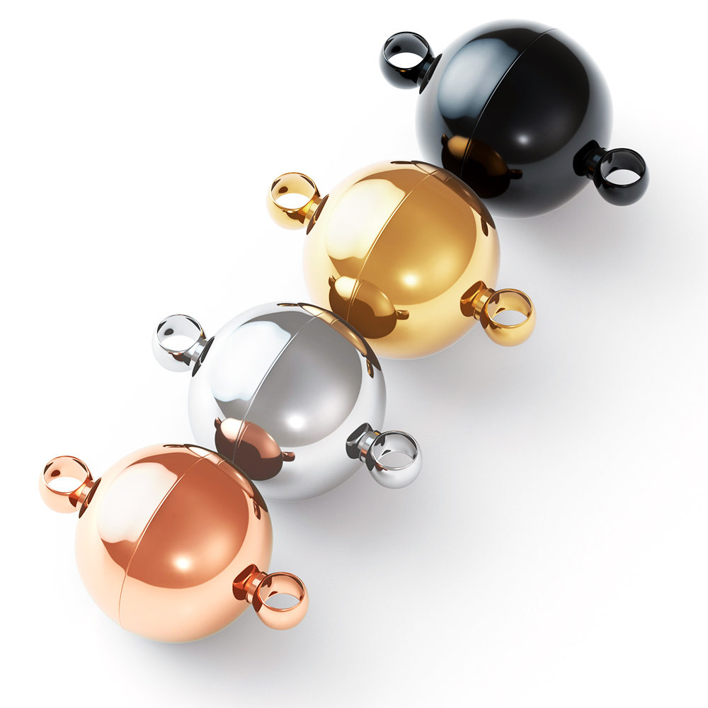 ตัวล็อคแม่เหล็กสแตนเลสทรงกลม 2 - Jewelry Making Pins บทวิจารณ์และราคา