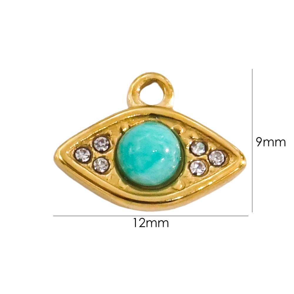 3ชิ้นจี้หินธรรมชาติ12X9มม. จี้ - Jewelry Making Stones บทวิจารณ์และราคา