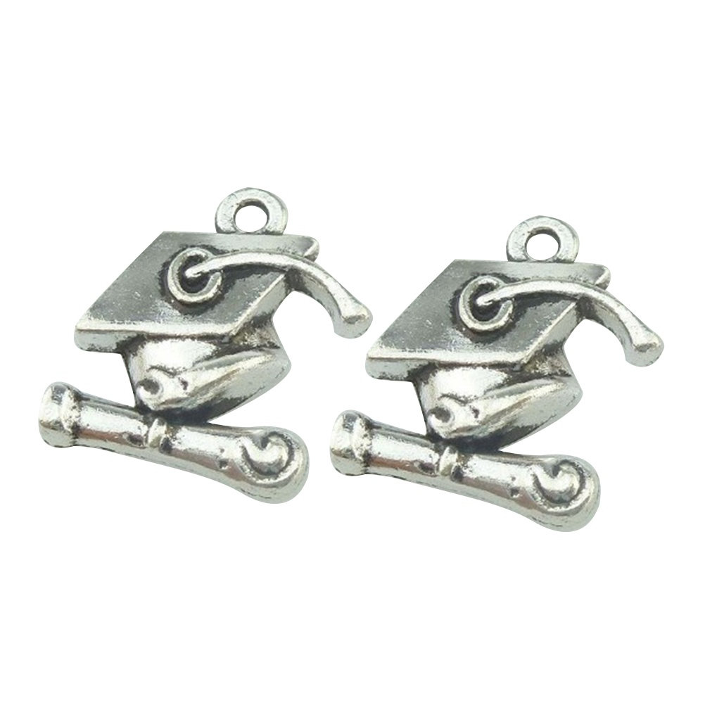 จี้รูปหมวกบัณฑิต 40 ชิ้น ขนาด  - Jewelry Making Diploma บทวิจารณ์และราคา
