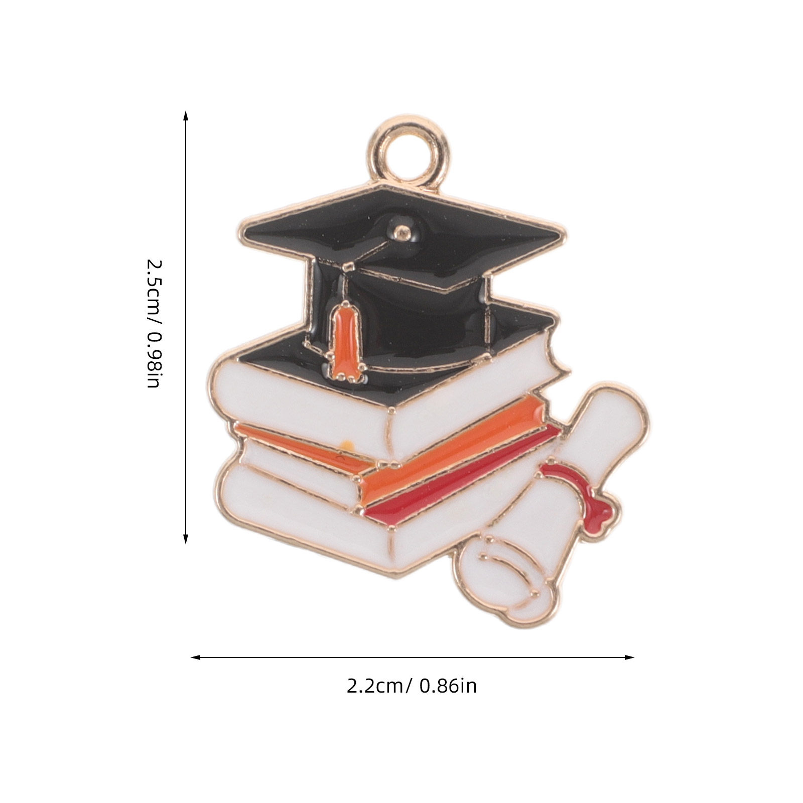 จี้รูปหมวกบัณฑิต 50 ชิ้น ทำจาก - Jewelry Making Diploma บทวิจารณ์และราคา