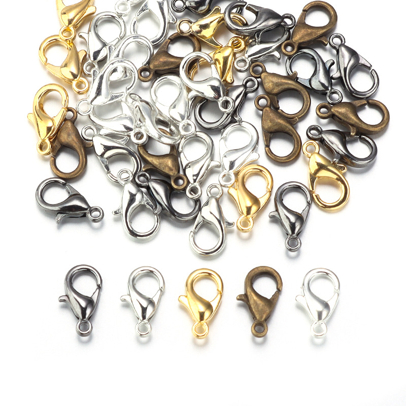 100 ชิ้น ตัวล็อกแบบก้ามปูโลหะผ - Jewelry Making Pins บทวิจารณ์และราคา