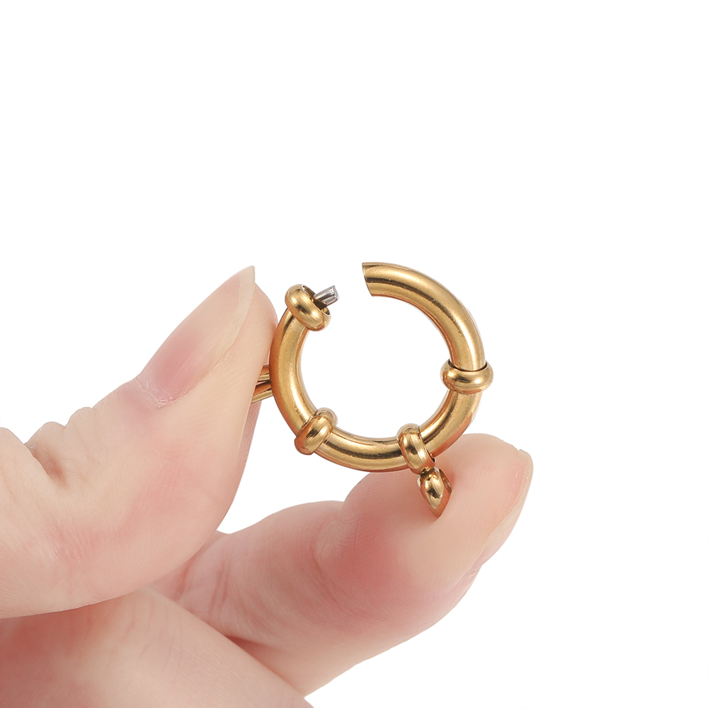 ตะขอเกี่ยวสปริงทรงกลมสแตนเลส 2 - Jewelry Making Pins บทวิจารณ์และราคา