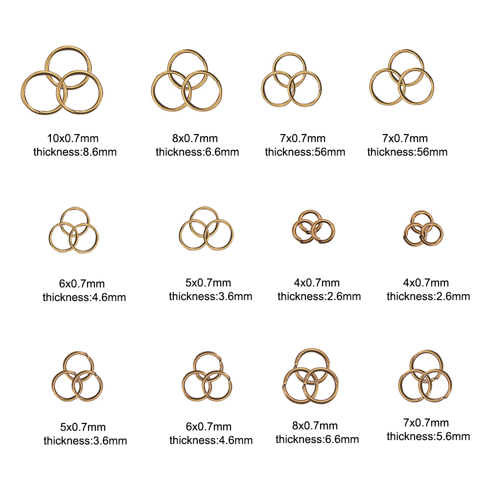 แพนด้าฮอลล์ แหวนเหล็กวงกลมขนาด - Jump Ring Assorted บทวิจารณ์และราคา