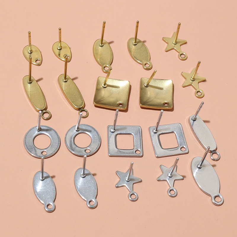 20ชิ้นสแตนเลสหัตถกรรมต่างหูกระ - Jewelry Making Designs บทวิจารณ์และราคา