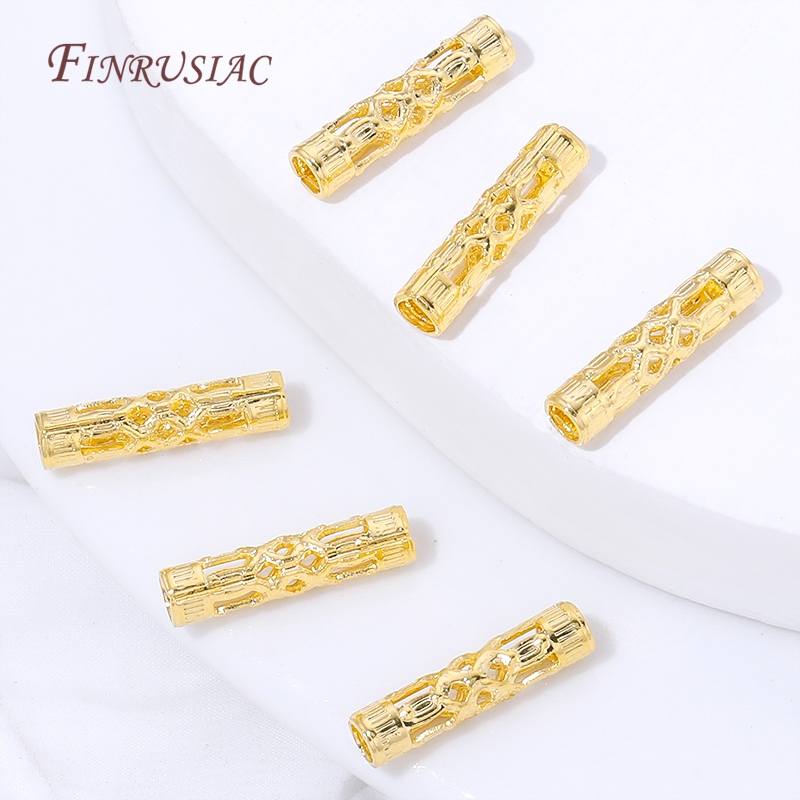 ลูกปัดทรงกระบอกยาวชุบทอง 18K ล - Jewelry Making Youtube บทวิจารณ์และราคา