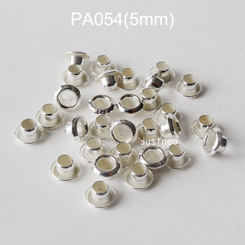 925 เงินสเตอร์ลิง Grommet ตาไก - Jewelry Making Rivets บทวิจารณ์และราคา