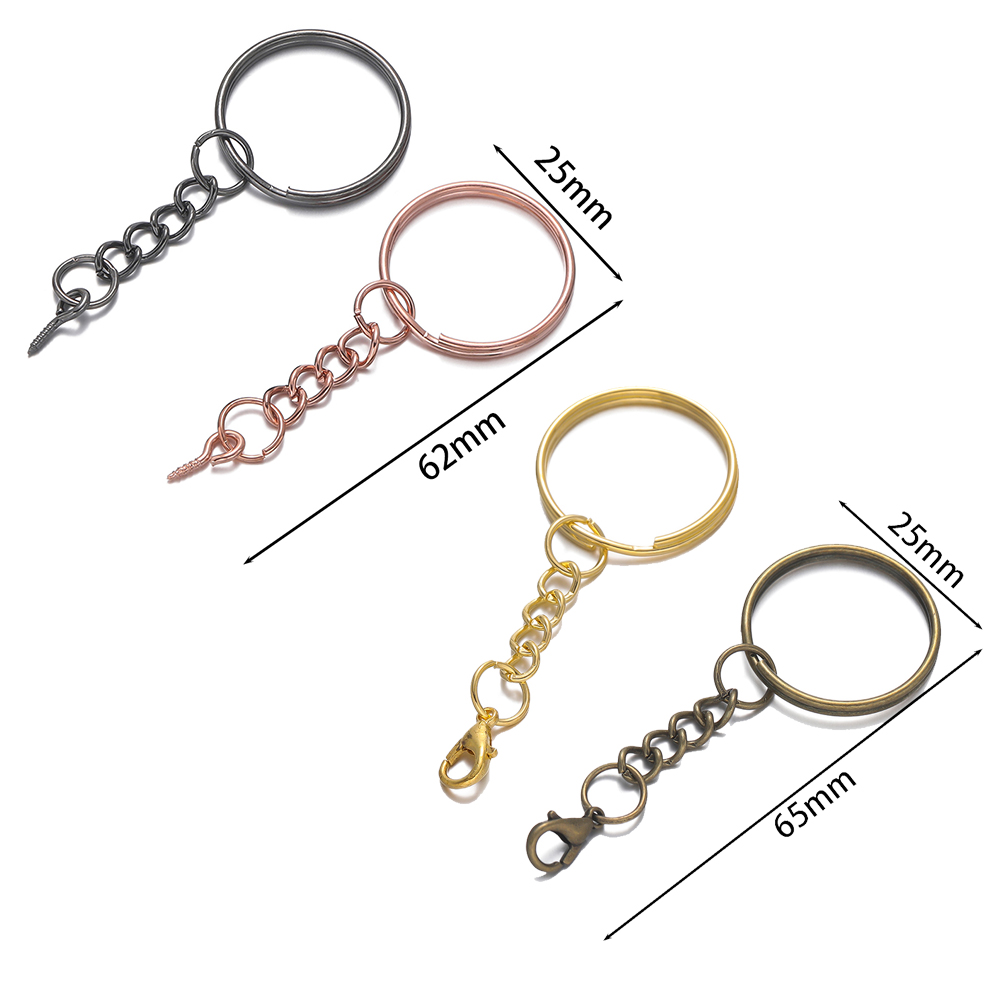 10 ชิ้น/ล็อต ห่วงคล้องกุญแจแบบ - Jewelry Making Rivets บทวิจารณ์และราคา