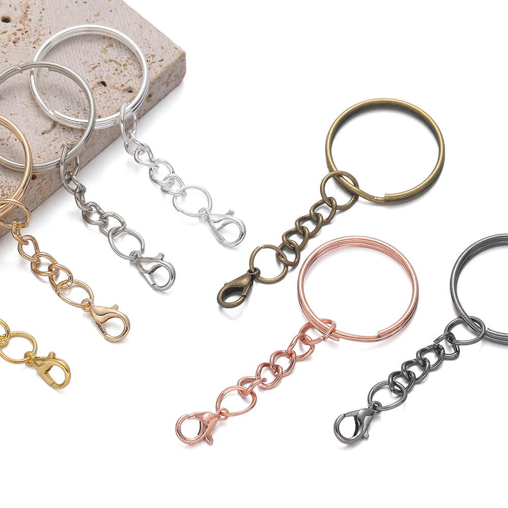 10 ชิ้น/ล็อต ห่วงคล้องกุญแจแบบ - Jewelry Making Rivets บทวิจารณ์และราคา