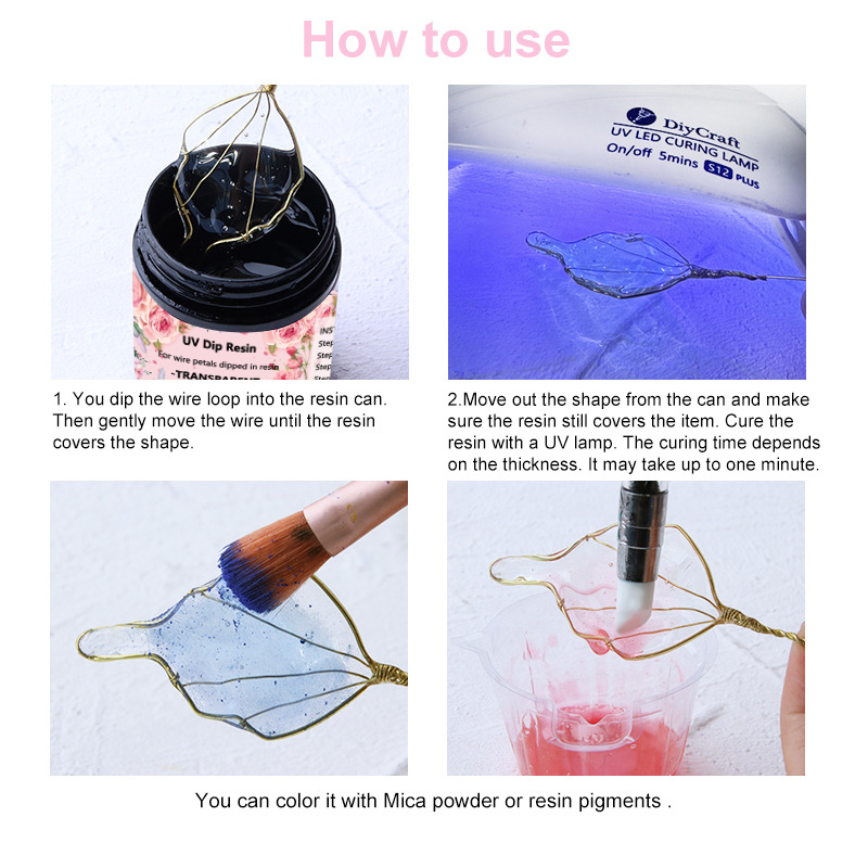 40/100/200 กรัมยูวีดิปเรซิ่นกา - Jewelry Making At Home บทวิจารณ์และราคา