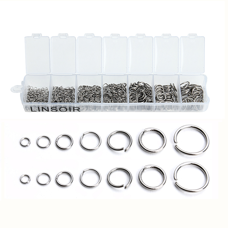 770ชิ้น/ล็อตขนาดผสมแหวนกระโดดเ - Jump Ring Assorted บทวิจารณ์และราคา